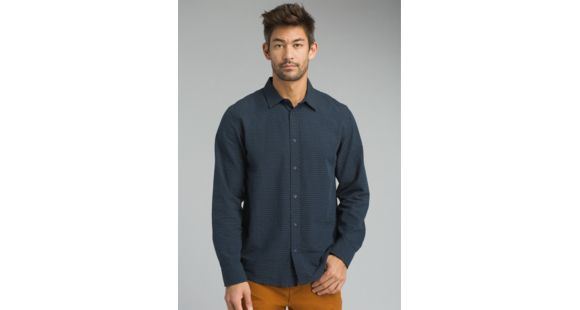 prAna Graden Long Sleeve Shirt - Men's, Nautical, XXLarge, M23180498-NAU-XXL