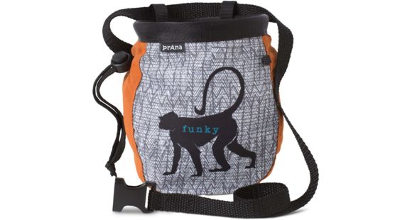 prAna Graphic Chalk Bag with Belt, Russet Monkey, One Size, U61171807-RUMO-O/S