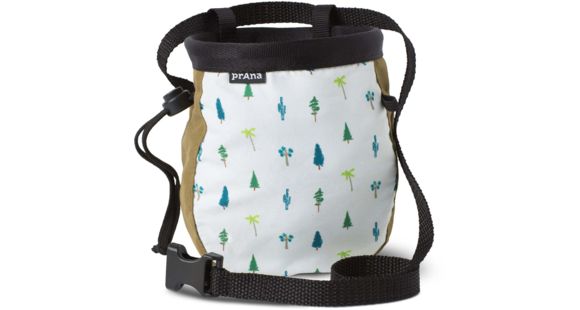 prAna Graphic Chalk Bag with Belt, Woodland Green Trees, One Size, U61171807-WLGT-O/S