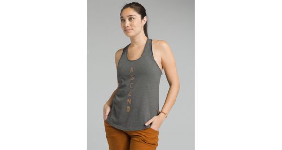 prAna Graphic Tank - Women's, Charcoal Heather, Medium, W11170152-CCHT-M