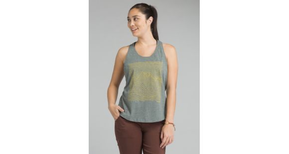 prAna Graphic Tank - Women's, Weathered Blue Heather, Large, W11170152-WBHT-L