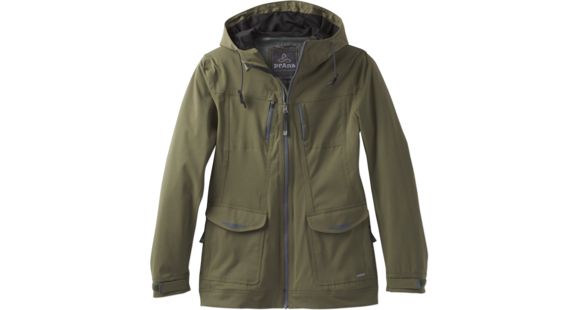 prAna Halle Hooded Jacket - Women's-Cargo Green-Large