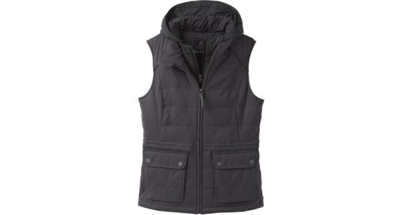 prAna Halle Insulated Vest - Women's-Charcoal-Large