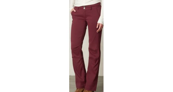 prAna Halle Pant - Women's-Burgundy-Short Inseam-8