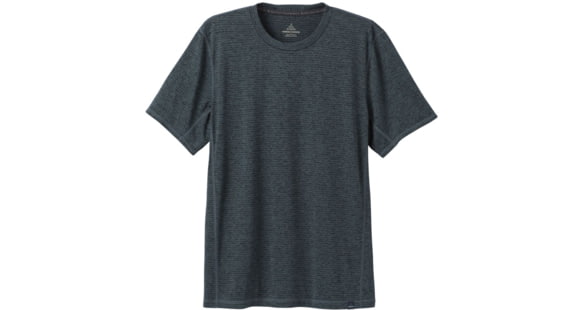 prAna Hardesty T-Shirt - Men's, Grey Blue Stripe, Medium, M11170402-GBST-M