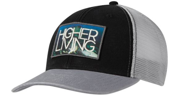 prAna Higher Living Trucker Hat - Men's-Black