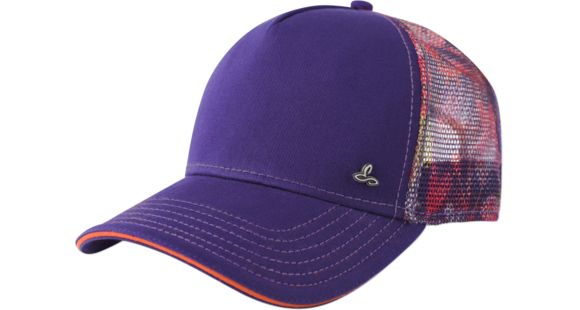 prAna Idalis Trucker Hat - Women's -Dark Plum Digi Flower