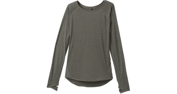prAna Iselle Long Sleeve Tee - Women's, Rye Green, Medium, W21190655-RYGR-M