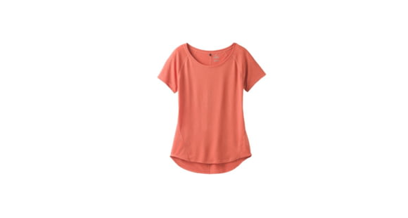 prAna Iselle Short Sleeve Tee, Sunset Daze, XLarge, W11190667 -873-XL
