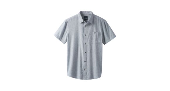 prAna Jaffra Short Sleeve Shirt - Men's, Nautical, Large, M11191528 -419-L
