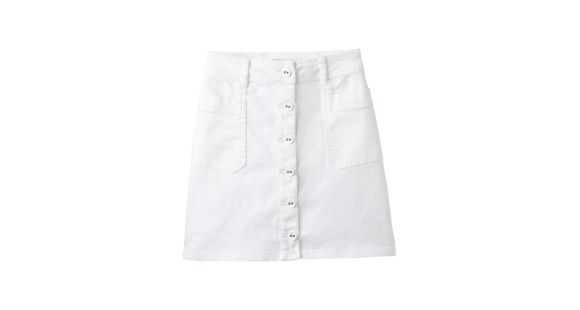 prAna Kara Skirt Women's, White, 4, W31180427-WHT-4