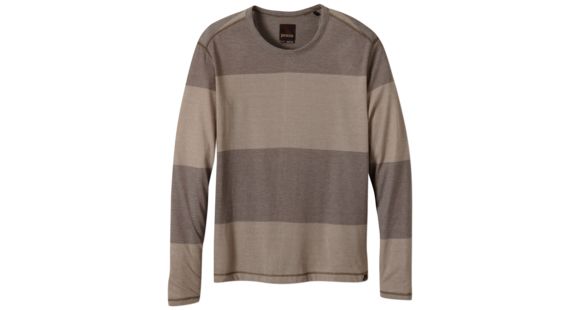prAna Keller Long Sleeve Crew - Men's-Mud-Large