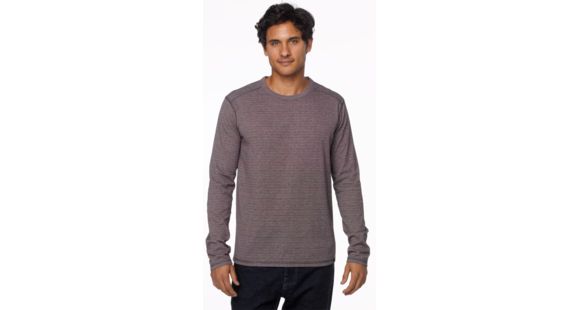 prAna Keller Long Sleeve Crew - Men's-Raisin-Small