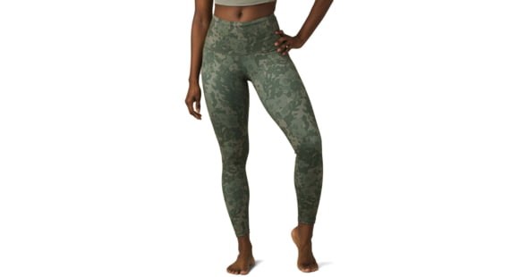 prAna Kimble Printed 7/8 Legging Pants, Kale Wildflower, Large, 1962541-300-RG-L