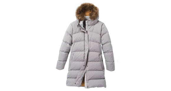 prAna Kromata Long Jacket - Women's, Silver Spray Heather, Small, 1962281-020-S