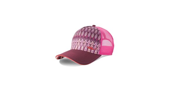prAna La Viva Trucker Cap, Black Cherry Izabal, One Size, U5VIVA115-CHIZ-O/S