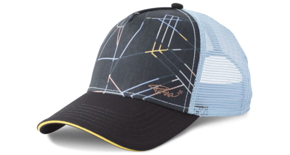 prAna La Viva Trucker Cap, Black Jigsaw, One Size, U5VIVA115-BKJS-O/S