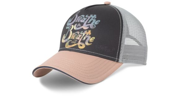 prAna La Viva Trucker Cap, Noir Breathe, One Size, U5VIVA115-NOBR-O/S