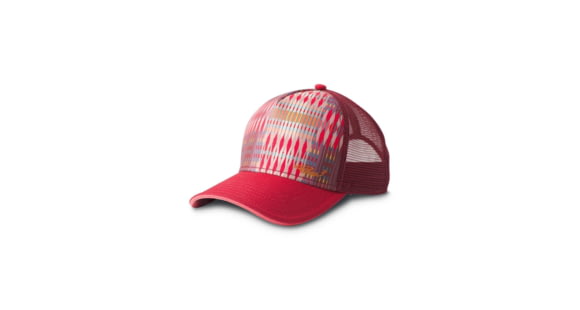 prAna La Viva Trucker Hat, Carmine Desert Geo, One Size, U5VIVA115-CRDG-O/S