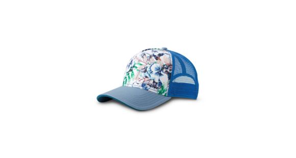 prAna La Viva Trucker Hat, White Bali, One Size, U5VIVA115-WTBA-O/S