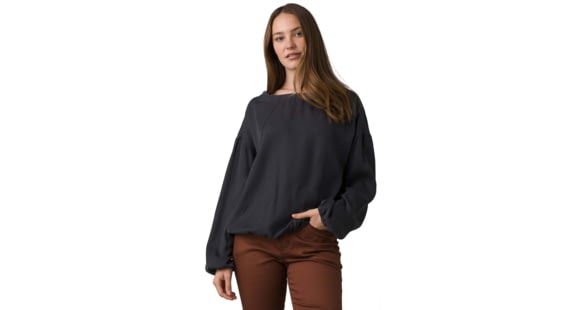 prAna Lavendar Bay Top - Womens, Coal, S, 1970531-020-S