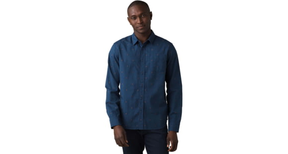 prAna Lewisville Shirt, Nautical Scratch, Medium, 1964251-400-ST-M