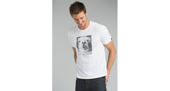 prAna Llama'ste Journeyman Tee - Men's, White, Large, M11180480-WHT-L