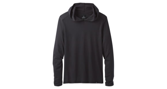 prAna Hooded T-Shirt - Men's, Black, Large, M21181338-BLK-L