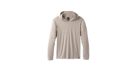 prAna Long Sleeve Hood - Men's, Dark Khaki Heather, X-Large, M21181338-DKHT-XL