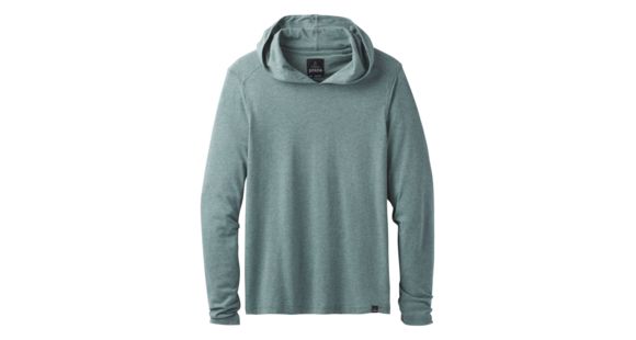 prAna Long Sleeve Hood - Men's, Starling Green Heather, Small, M21181338-SRHT-S