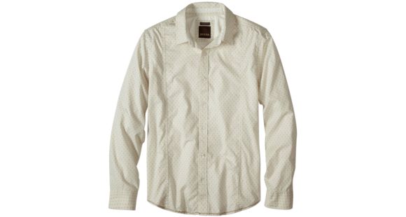 prAna Lukas Slim Long Sleeve Shirt - Men's-Stone-Medium