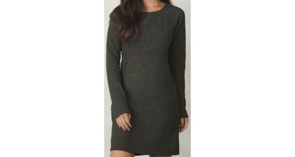 prAna Macee Dress - Women's -Dark Olive Heather-Medium