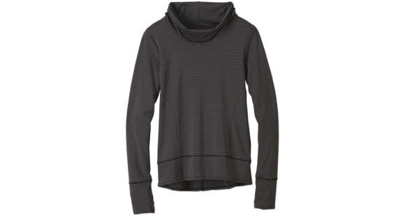 prAna Marin Pullover Top - Women's-Black Stripe-Small