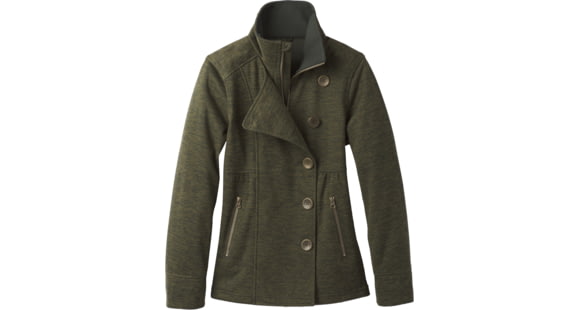 prAna Martina Heathered Jacket - Women's, Dark Olive, Small, W21170279-DKOL-S
