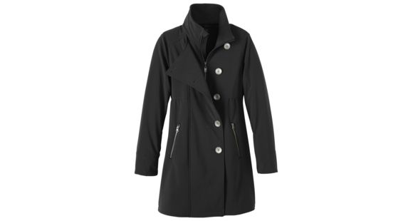 prAna Martina Long Heathered Jacket - Women's, Black, Small, W2MARO316-BLK-S