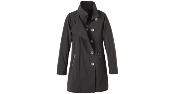 prAna Martina Long Heathered Jacket - Women's, Coal, X-Large, W2MARO316-COAL-XL