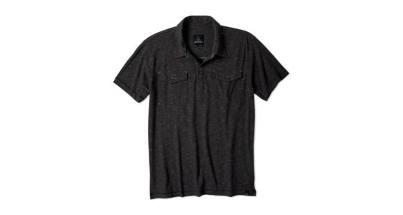 prAna McKinnley Polo - Men's-Black-Small