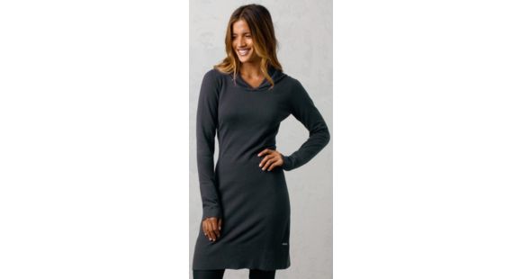 prAna Meryl Sweater Dress - Women's-Charcoal-Small