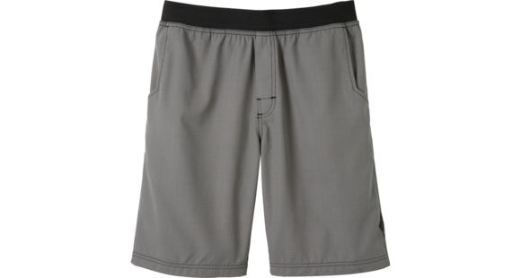 prAna Mojo Shorts - Men's-Grey Plaid-X-Large