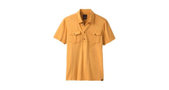 prAna Montroyal Polo, Curry, XLarge, M11191470 -704-XL
