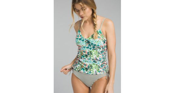 prAna Moorea Tankini Swim Top - Women's, Cargo Green Bali, XSmall, W1MOOR113-CGBA-XS