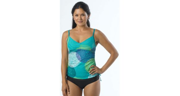 prAna Moorea Tankini Top - Women's-Coal Namaste-X-Small