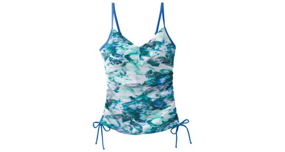 prAna Moorea Tankini Women's, Blue Graceful, Large, W1MOOR113-BXGR-L