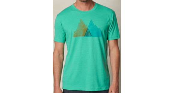 prAna Mountain Slim T-Shirt - Men's -Mint Heather-Large