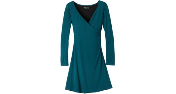 prAna Nadia Dress - Women's-Deep Teal Clearance-Large