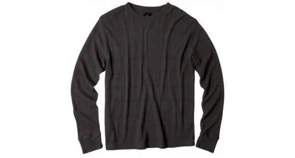prAna Ninebark Longsleeve Crew - Men's-Charcoal-X-Large