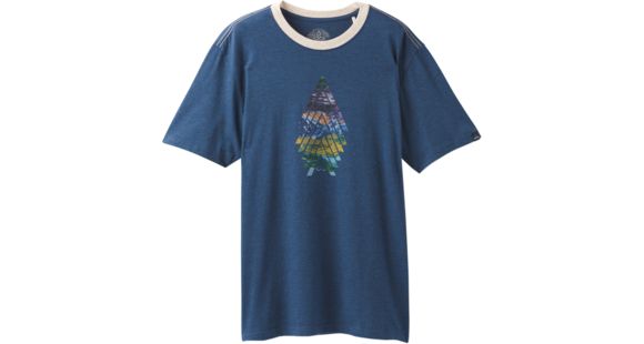 prAna North Bound Ringer T-Shirt - Men's-Dusk Blue-Medium