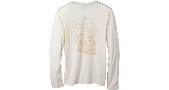 prAna Organic Crew Neck Longsleeve Shirt - Men's-Stone-Small