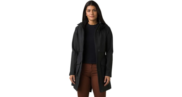 prAna Othello Falls Trench - Womens, Black, XS, 1967781-001-XS