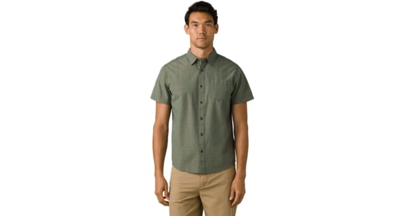 prAna Park Hill Shirt - Mens, Deep Pine, L, 1968911-300-ST-L
